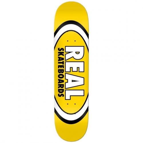 REAL TEAM CLASSIC OVAL DECK (YELLOW) - 8.06" (ꥢ ȥܡɥǥå)