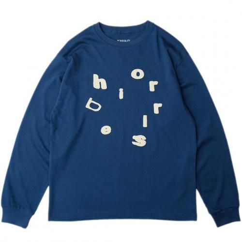 HORRIBLE'S SPOT L/S T-SHIRT / BLUE NAVY (ۥ֥륺 Ĺµ /󥰥꡼ T)