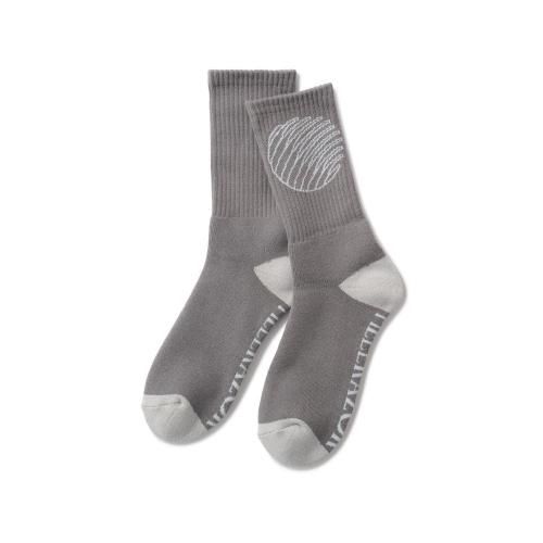 HELLRAZOR HORIZON LOGO SOX / CHARCOAL GREY (إ쥤 å/)