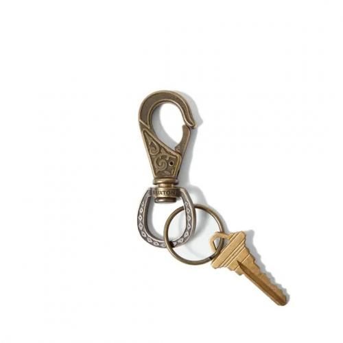 BRIXTON SCROLL KEYCHAIN / ANTIQUE BRONZE (֥ꥯȥ /꡼)
