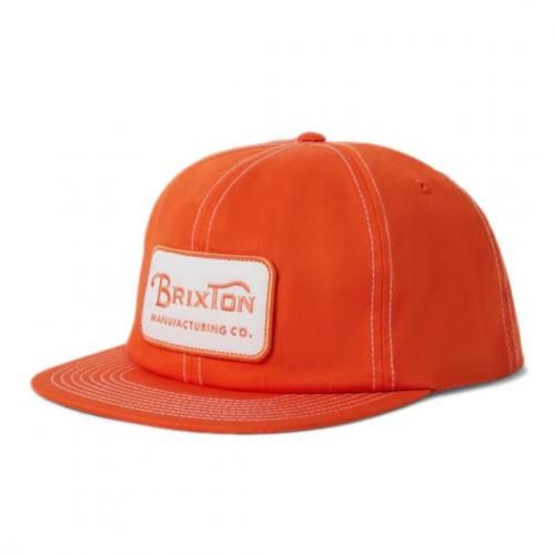 BRIXTON GRADE HP SNAP BACK CAP / SOLAR ORANGE (֥ꥯȥ ʥåץХåå)