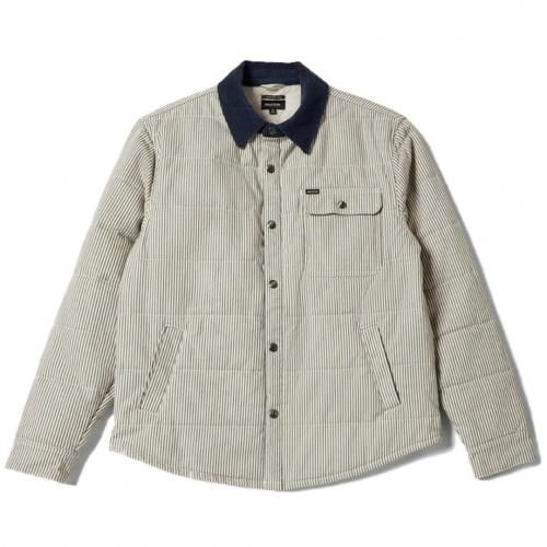 BRIXTON CASS JACKET / WHITECAP/MOOD INDIGO HICKORY (֥ꥯȥ ƥ󥰥㥱å/)