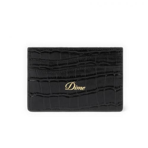 Dime Croc Cardholder / Black ( ɥ)