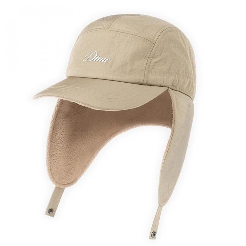 Dime Cursive Earflap Cap / Tan (������ ���䡼�ե�åץ���å�)
