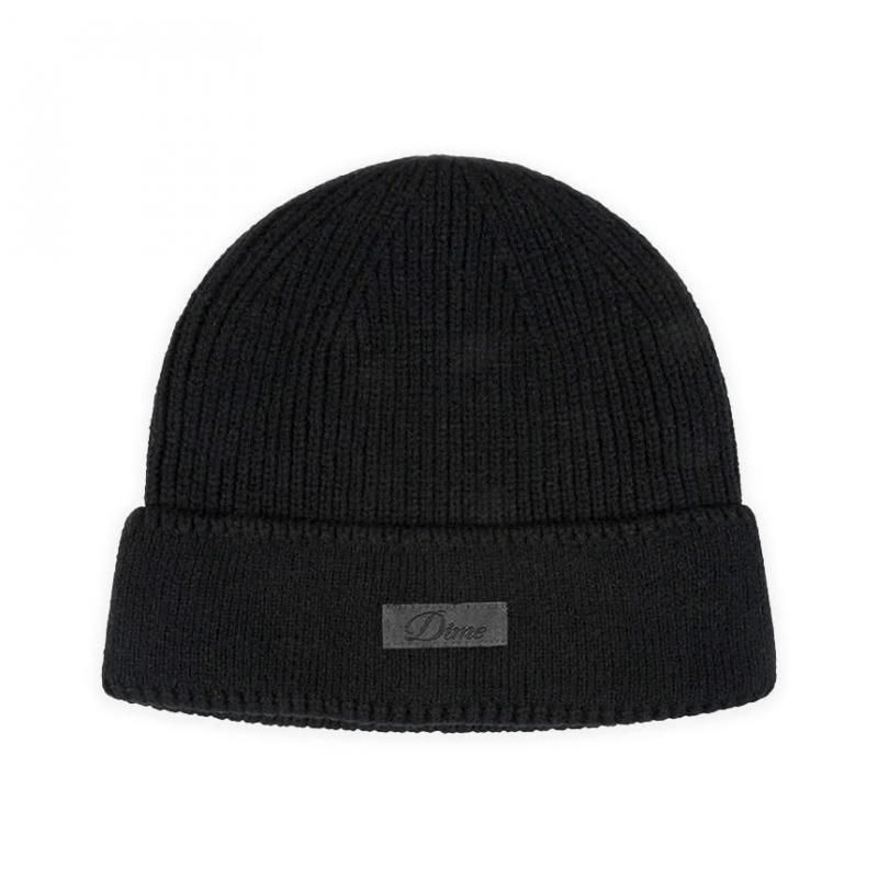 Dime Cursive Rib Beanie / Black (������ �˥åȥ���å�/�ӡ��ˡ�)
