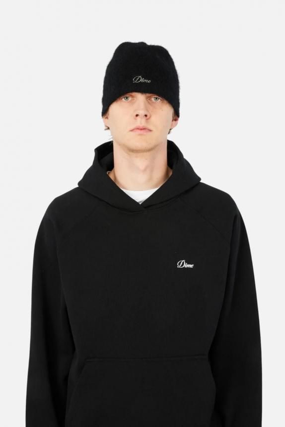 Dime Cursive Rib Beanie | ブラック - HORRIBLE'S PROJECT