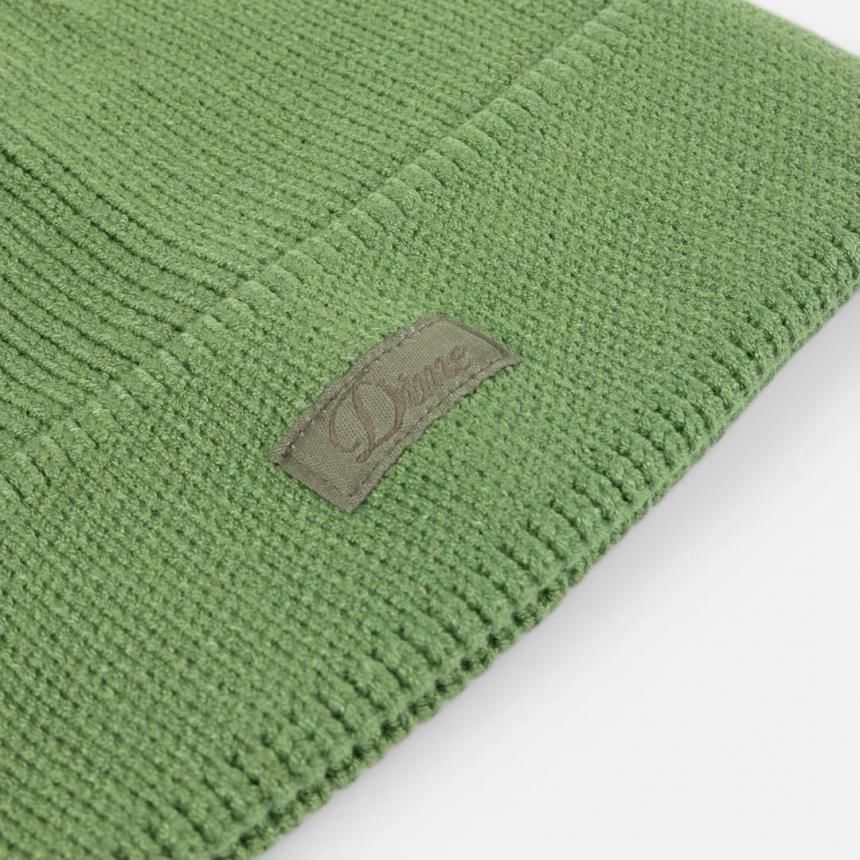 Dime Cursive Rib Beanie | Khaki Green - HORRIBLE'S PROJECT