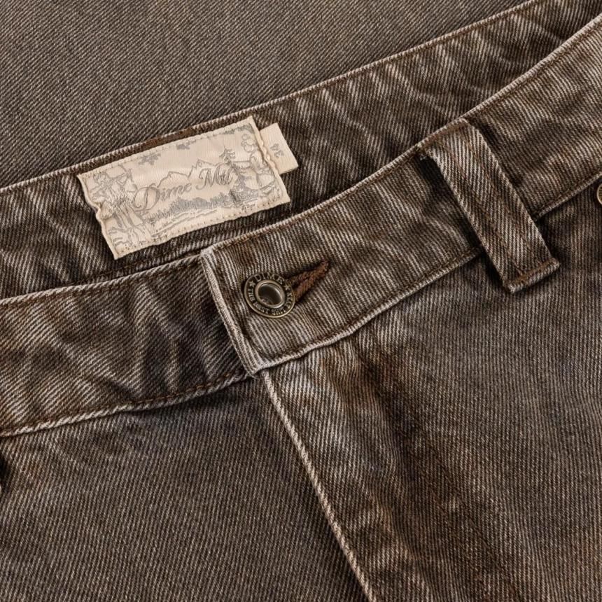 Dime リラックスデニムパンツ | サンドブラストブラウン - HORRIBLE'S