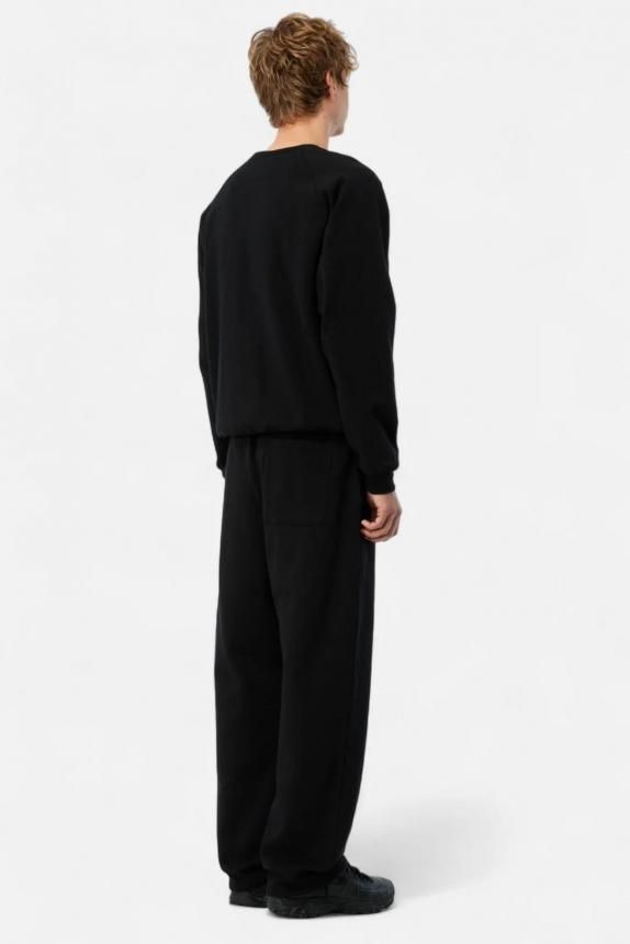 Dime Cursive Small Logo Crewneck | Black - HORRIBLE'S PROJECT