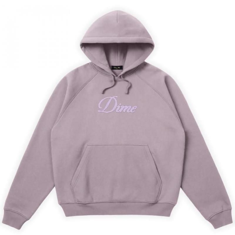 Dime Cursive Hoodie | プラムグレー - HORRIBLE'S PROJECT