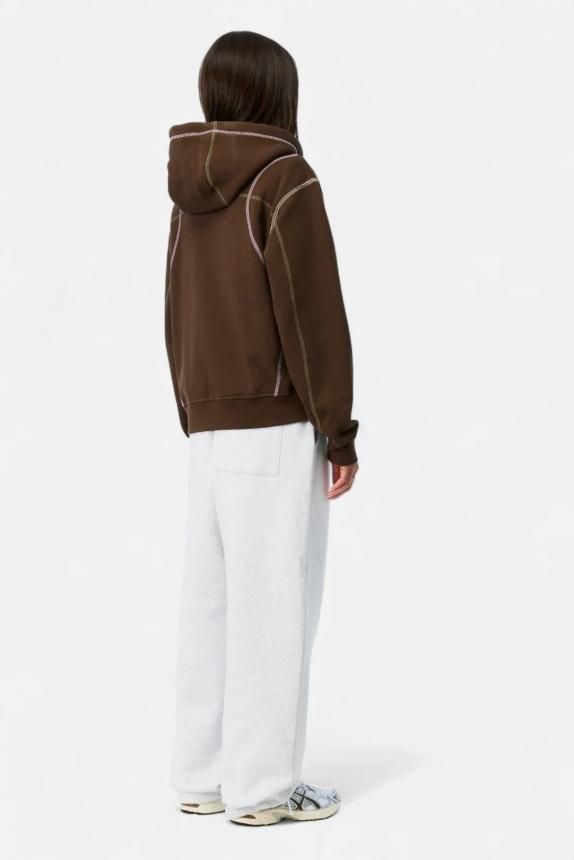 Dime Court Zip Hoodie | ブラウン - HORRIBLE'S PROJECT｜HORRIBLE'S