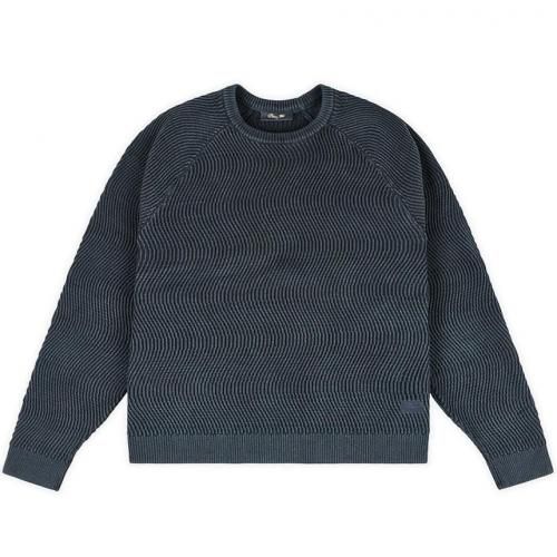 Dime Wave Knit Sweater / Navy (  /˥å)