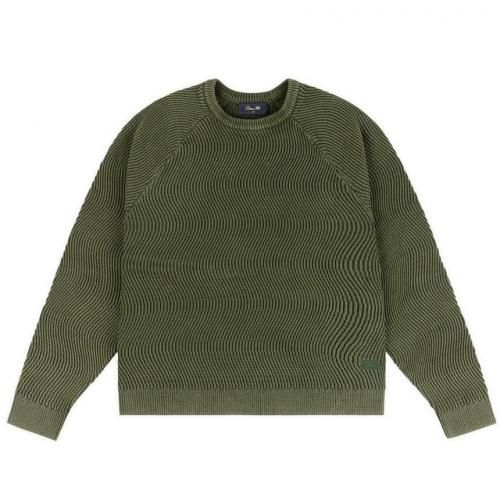 Dime Wave Knit Sweater / Pine (  /˥å)