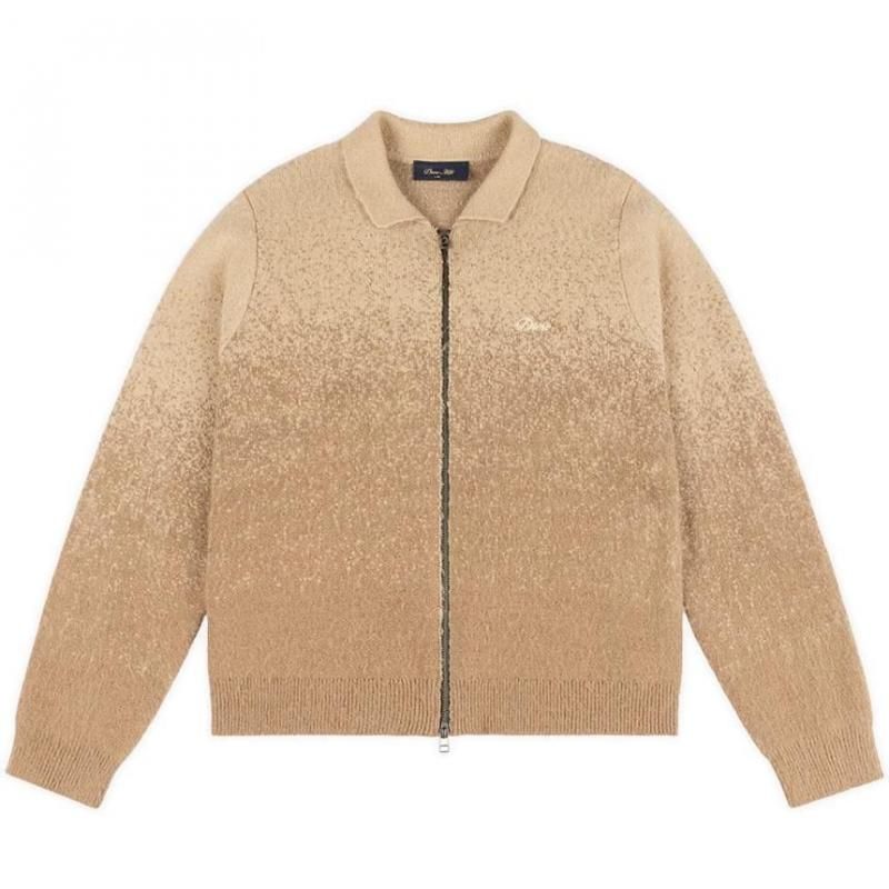Dime Mohair Double Zip Knit | Camel - HORRIBLE'S PROJECT