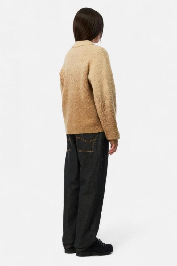 Dime Mohair Double Zip Knit | Camel - HORRIBLE'S PROJECT
