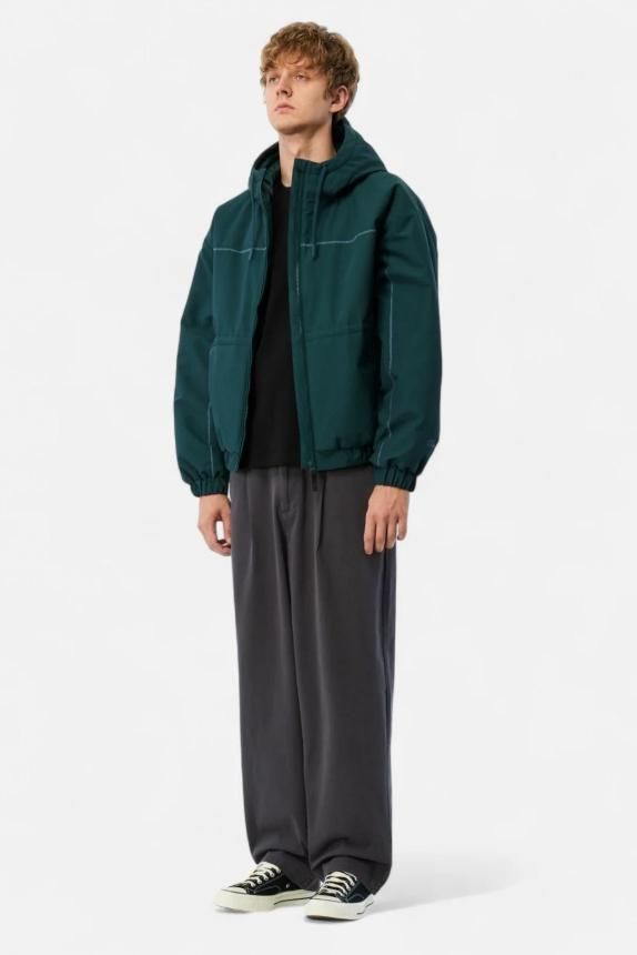 Dime グリーンコントラストパファージャケット Dime 中綿ジャケット | エメラルド - HORRIBLE'S PROJECT｜HORRIBLE'S