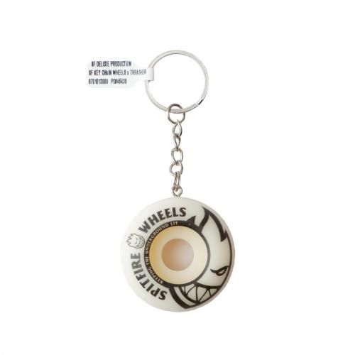 SPIT FIRE WHEELS KEYCHAIN (NATURAL) 42mm (ԥåȥե  )
