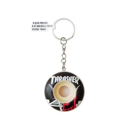 SPIT FIRE WHEELS KEYCHAIN (THRASHER) 42mm (ԥåȥե  å㡼  )