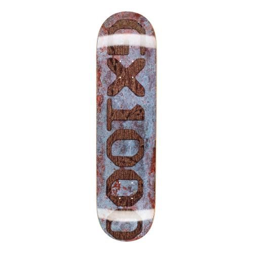 GX1000 OG LOGO PATINA DECK (Bluish w/ Brown Font) / 8.0" (å ǥå / ȥǥå)