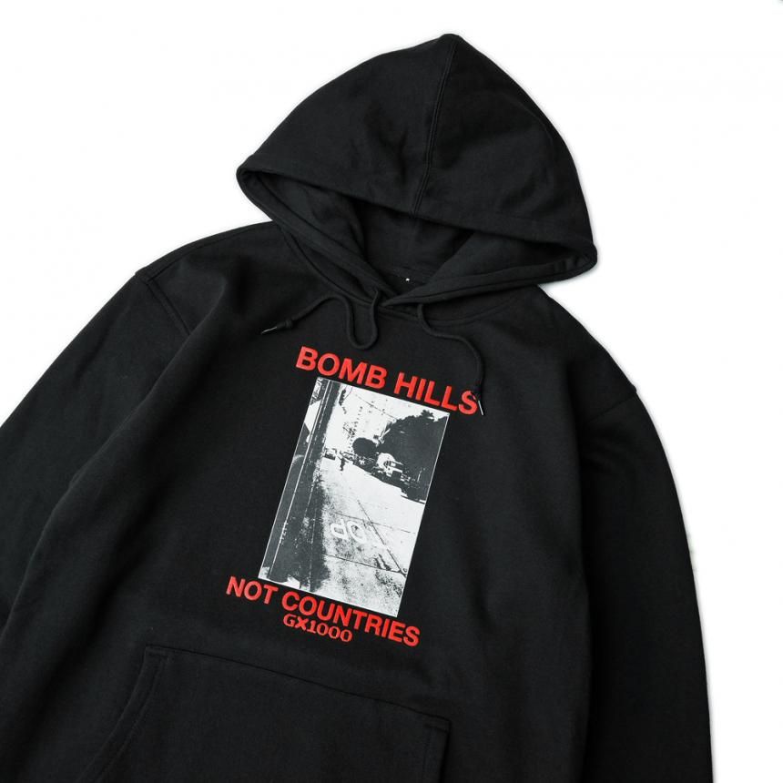 GX1000 BOMB HILLS フーディ | ブラック - HORRIBLE'S PROJECT