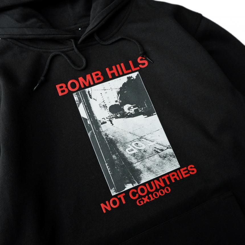 GX1000 BOMB HILLS フーディ | ブラック - HORRIBLE'S PROJECT