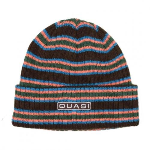 QUASI QUASI MONTAGE BEANIE / BROWN ( ӡˡå)