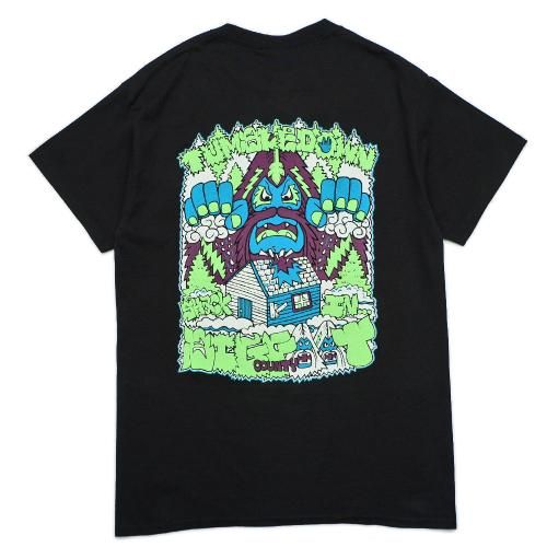BIGFOOT PUFF PRINT T-SHIRT / BLACK (ӥåեå T)