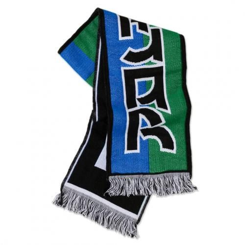 Polar Skate Co FOOTBALL SCARF SQUARES / BLUE/GREEN (ݡ顼 ޥե顼 )