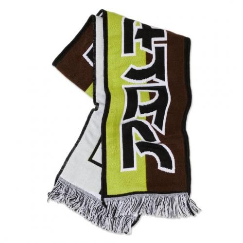 Polar Skate Co FOOTBALL SCARF SQUARES / GREEN/BROWN (ݡ顼 ޥե顼 )