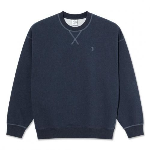 Polar Skate Co Frankie Crewneck / Navy Melange (ݡ顼 롼ͥåå)