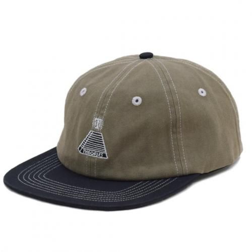 THEORIES SCRIBBLE HERRINGBONE STRAPBACK CAP / OLIVE/BLACKʥ꡼  6ѥͥ륭åס