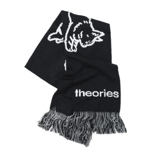 THEORIES CONSCIOUS KITTY SCARF / BLACKʥ꡼  ޥե顼ˡ