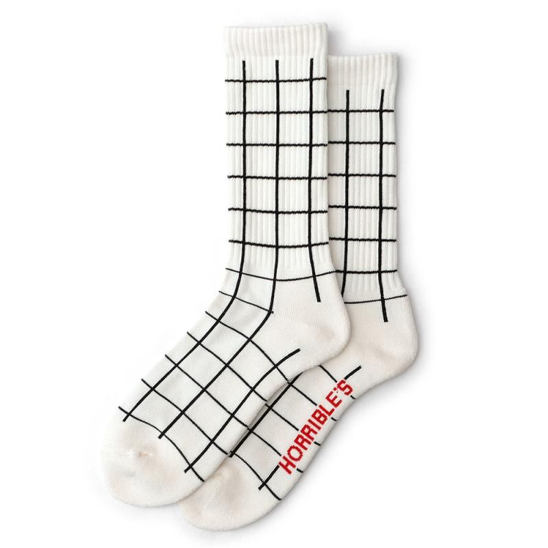 HORRIBLE'S DENY SOCKS / WHITE (�ۥ�֥륺 ���å���) 