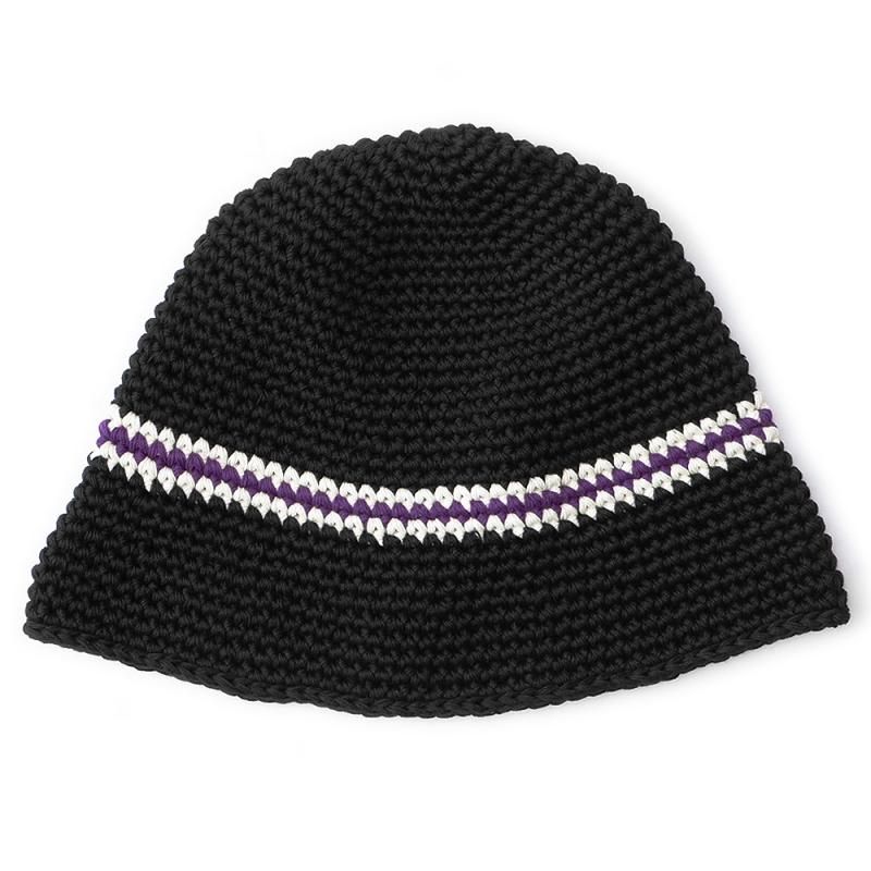 HORRIBLE'S 3TONE CRUSHER HAT / BLACK/PURPLE (�ۥ�֥륺 ����å��㡼�ϥå�)