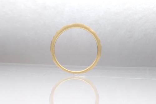 結婚指輪　K18ダイアリング　５万円台