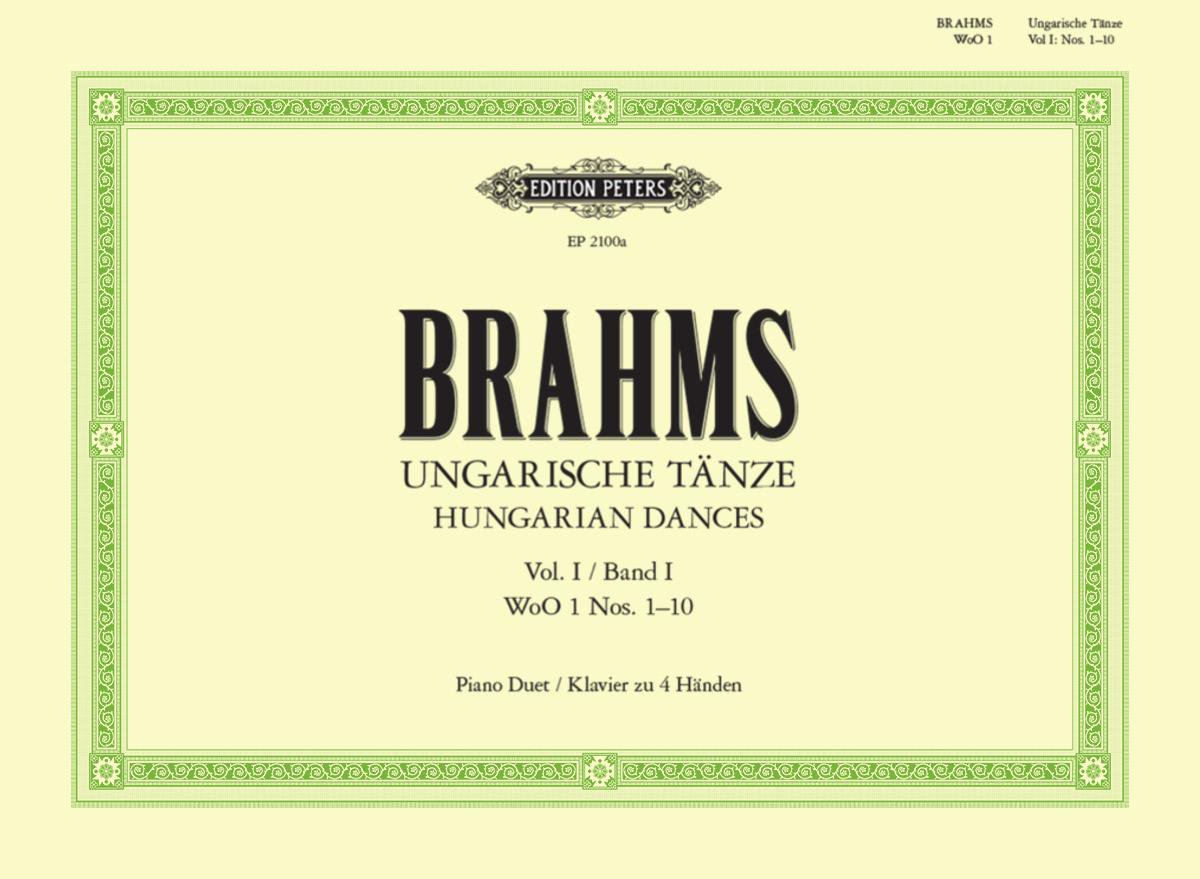 第1番　ピアノ（1台4手）／ブラームス：ハンガリー舞曲集　第1巻　Online　第10番　Bremen　Shop