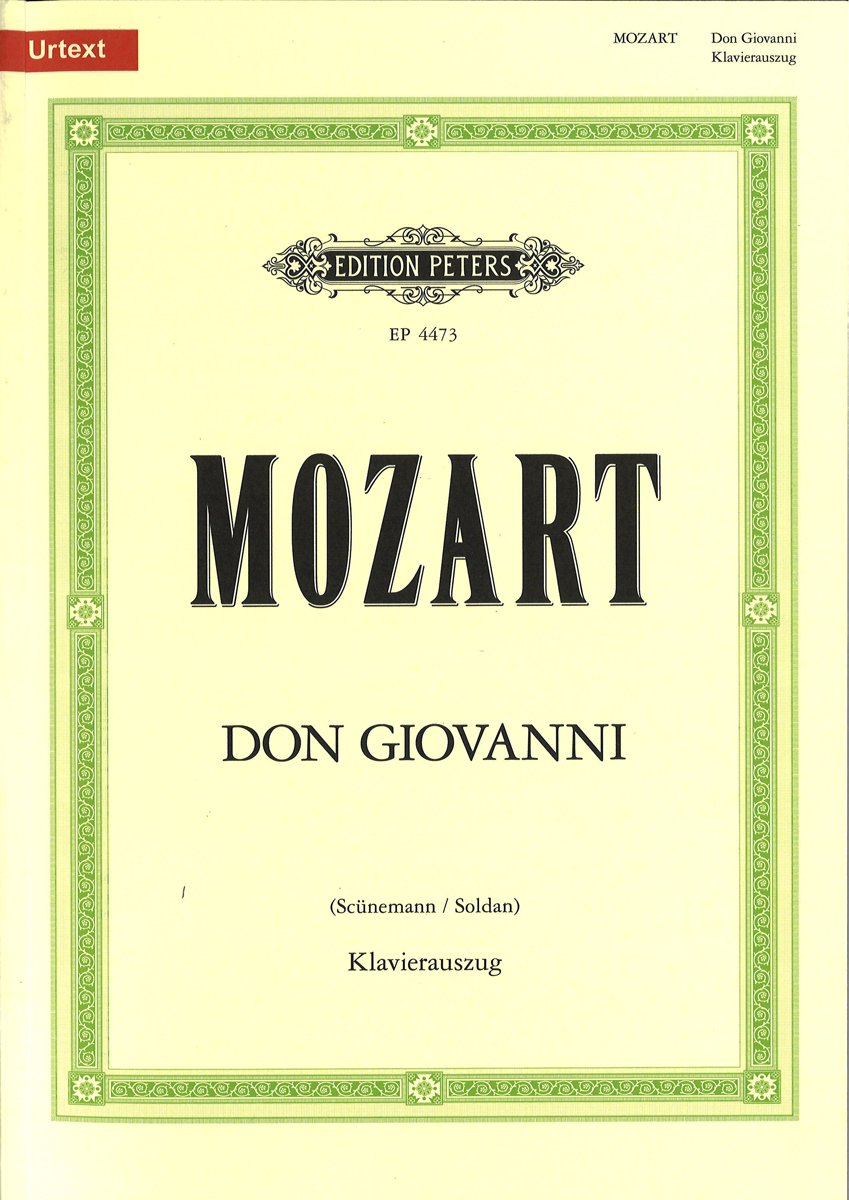 声楽／ヴォーカルスコア／モーツァルト：歌劇 「ドン・ジョヴァンニ 