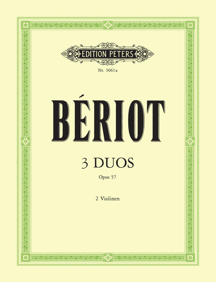 アンサンブル／二重奏・デュオ（Duo）／ベリオ：3つの協奏的二重奏曲 op. 57 - Bremen Online Shop