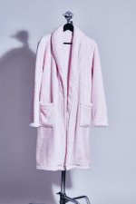 Fur gown coat