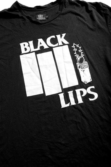 BLACK LIPS BIG T SHIRTS（BLACK） - ミリオンダラーオーケストラ 公式