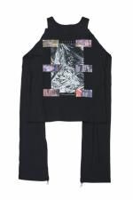 1 2 3 for hype sex heaven PUNK CUTSEW(BLACK)