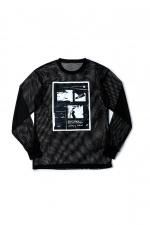 ENDROLL MESH LONG SLEEVE(BLACK)