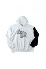 LUCIFER ARROW CHIMERA HOODIE(WHITE/µBLACK)