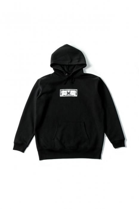 million dollar orchestra Hoodie(BLACK/WHITE) - ミリオンダラー 