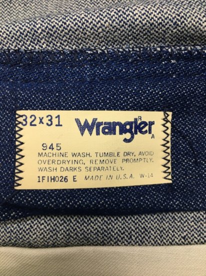 70s デッドストック・Wrangler ラングラー・ブーツカット -  【MOTODEVIL】アメリカ古着とアメリカ50's雑貨を中心に取り扱っています。