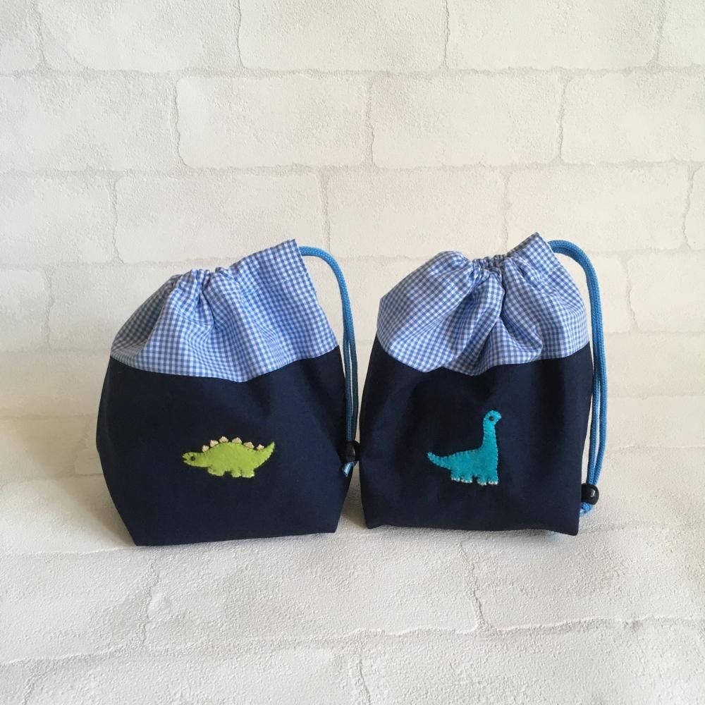 コップ袋 恐竜刺繍 Cynthia シンシア 入園入学グッズとハンドメイドオーダーの専門店 コップ袋 恐竜刺繍 Cynthia シンシア 入園入学グッズとハンドメイドオーダーの専門店