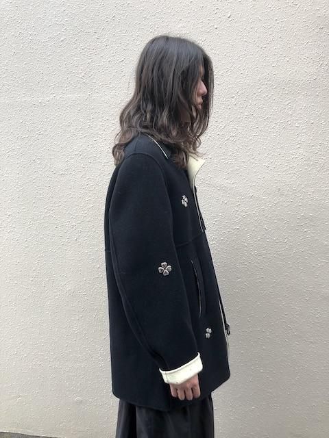 MASU / ZIP-UP CLOVER STUDS COAT 46 ホワイト www.pn-tebo.go.id