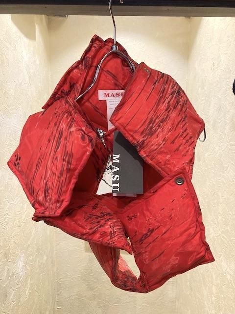 MASU DIAMOND PUFFER SCARF ダウン ネックウォーマー