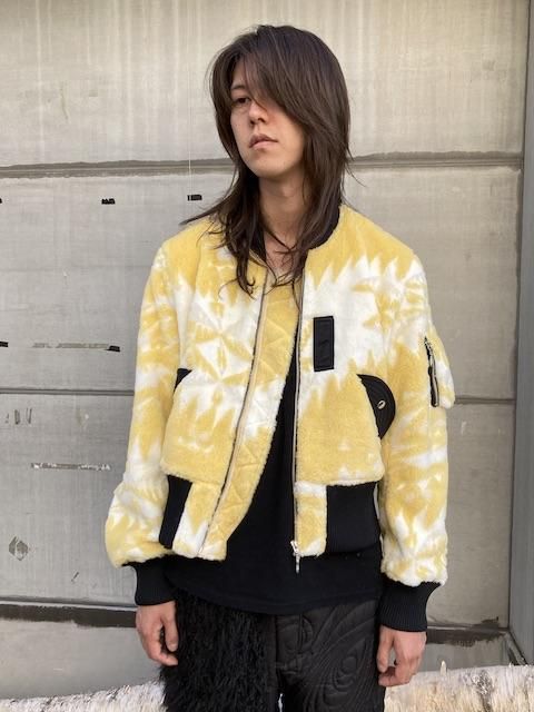 新品未使用　MASU JACQUARDFLEECEBOMBERJACKET