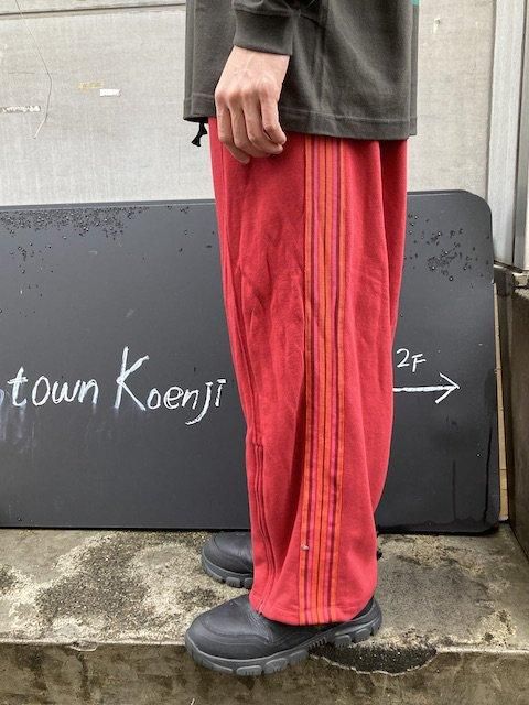 赤 ストライプ ワイドパンツ Lehトラックパンツ LEH 
